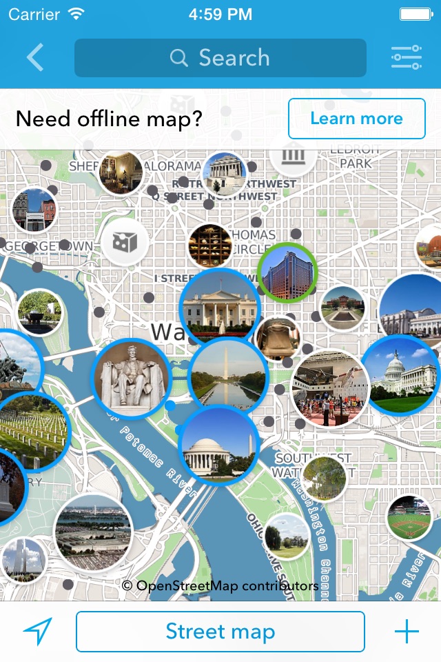 Washington D.C. Offline Map & City Guide screenshot 2