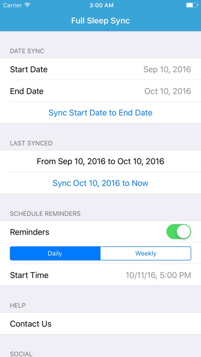 Sleep Sync for Fitbit screenshot1
