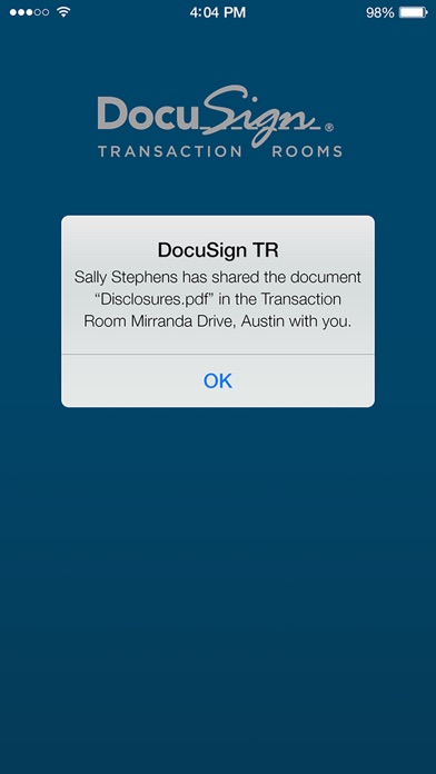 Docusign Transaction Rooms By Cartavi Llc Business