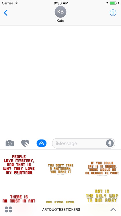 Art Quotes Stickers