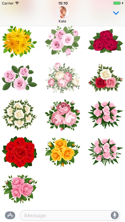 Bouquets - Stickers for iMessage