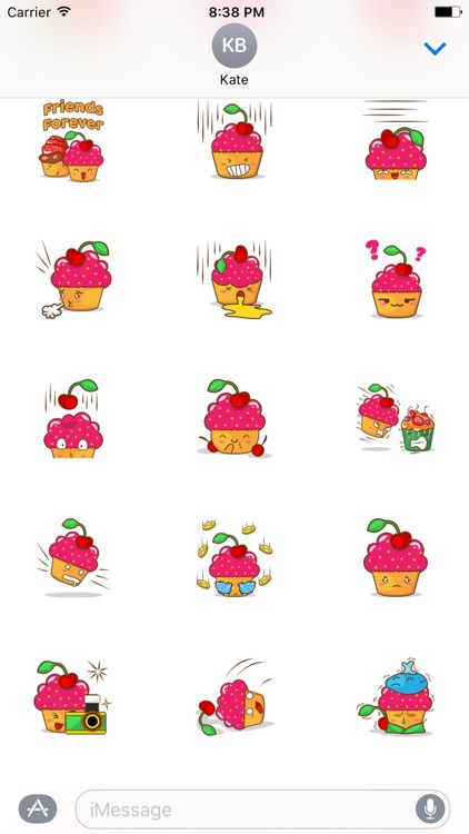 Sweet Cupcake Sticker