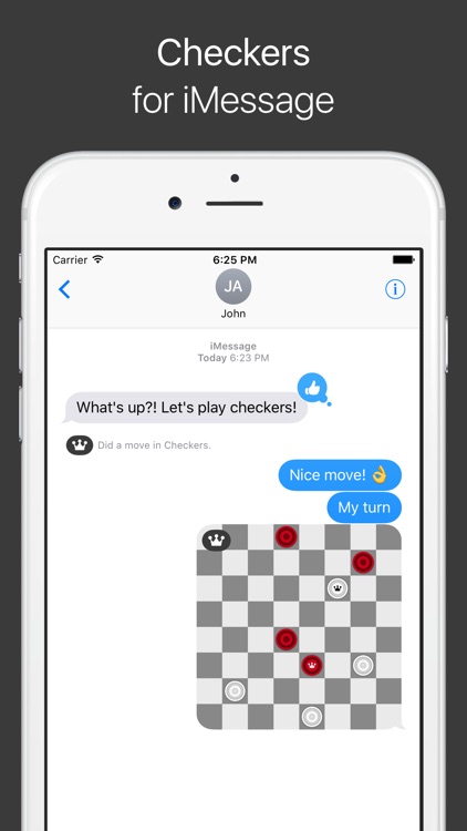 Checkers for iMessage