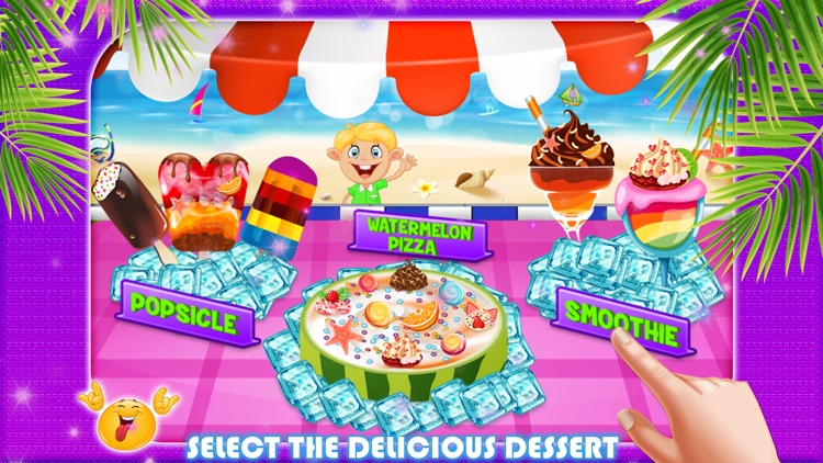 Frozen Dessert Food Stand - Crazy cooking & scramble baking game for kids screenshot-4