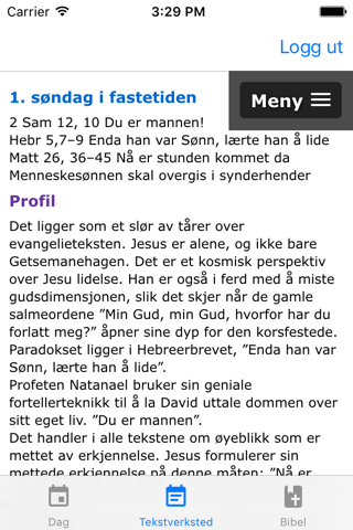 Tekstverkstedet screenshot 2