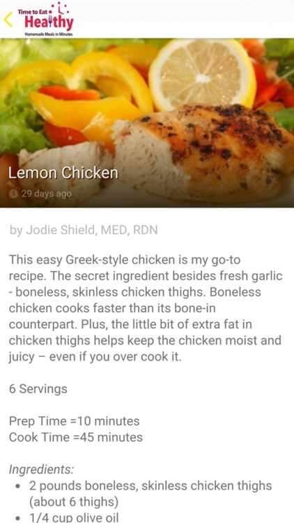 Eat Healthy: Homemade Meals screenshot-3