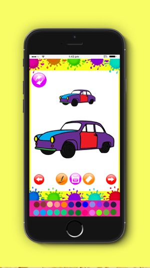 Cars Colouringbook -Kids Educational Coloring Game(圖3)-速報App