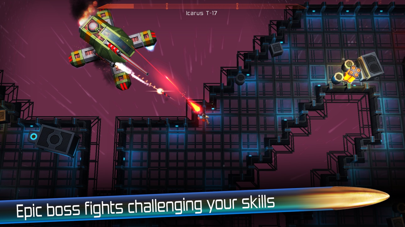 Neon Chrome Hack screenshot 4 - iOS game interface