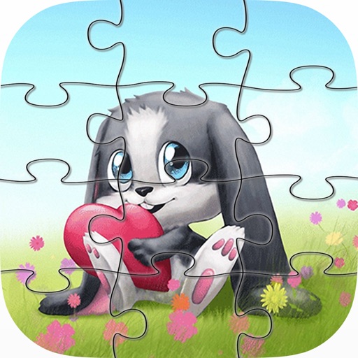 Animal Cartoon Jigsaw Puzzles for Kids and Toddler iOS App