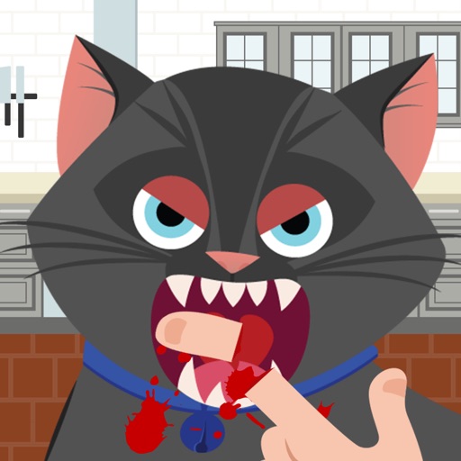 Angry Cat Finger Cutter iOS App