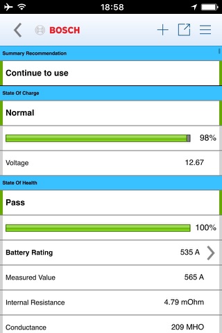 BAT 320 Smart Battery Tester screenshot 3