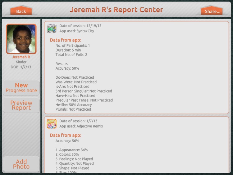 Therapy Report Center screenshot-3