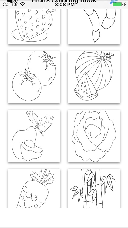 Fruit Coloring Book