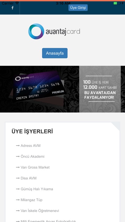 Avantaj Card