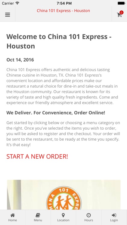 China 101 Express - Houston