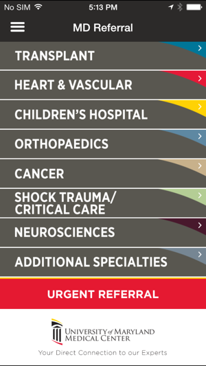 UMMC MD Referral