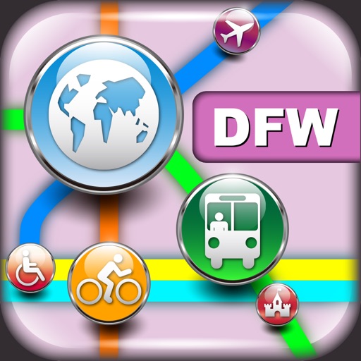 Dallas Maps - Download DART Train Maps and Tourist Guides. icon