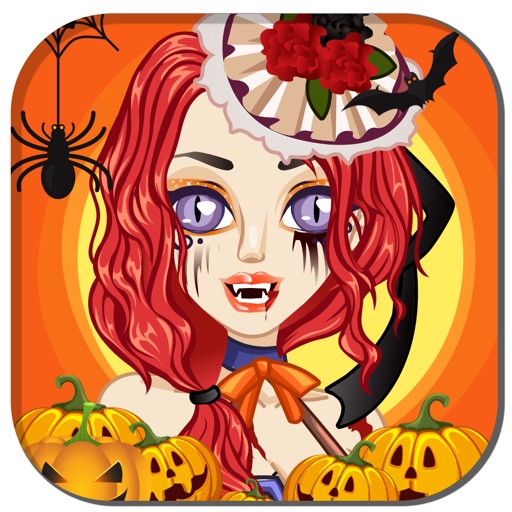 Halloween Girl DressUp  Monster Ghost MakeUp Kids Icon