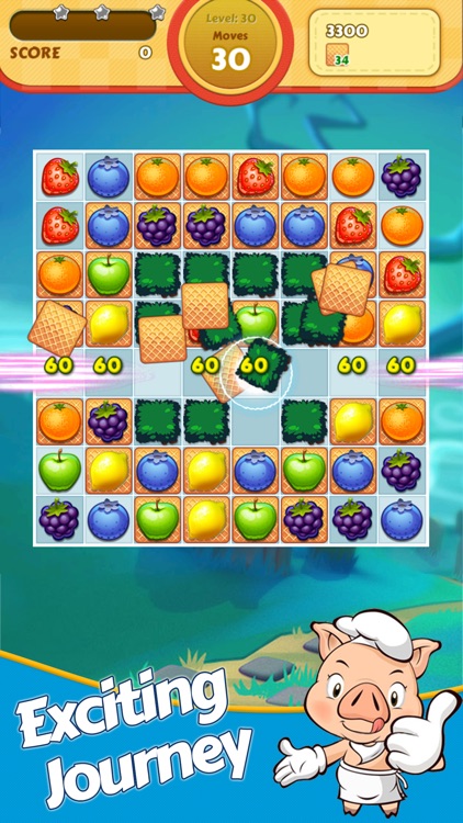 Jungle Paradise - Fruit Frenzy Match 3