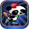 Help our skating panda escape from the zoo