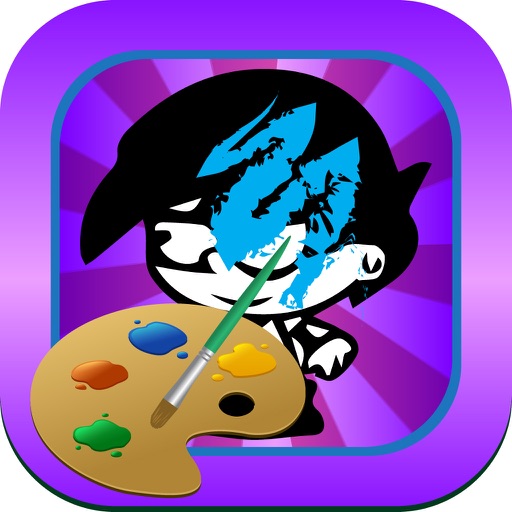 Color Book Game "for Scribble Hero" Icon