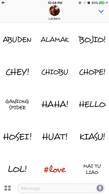 Singlish Stickers