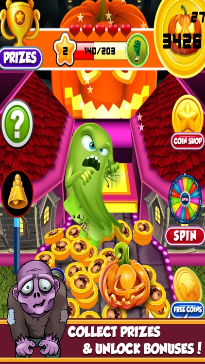 Halloween Coin Dozer haunted Coins pusher PRO