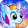 My Little Rainbow Unicorn & Pony Dash - Equestria Jumping Game