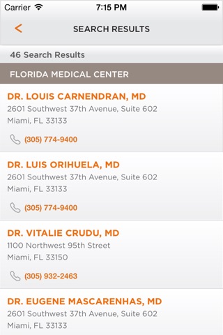 Florida Medical Center screenshot 4