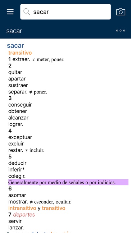 VOX Compact Spanish Dictionary and Thesaurus screenshot-4