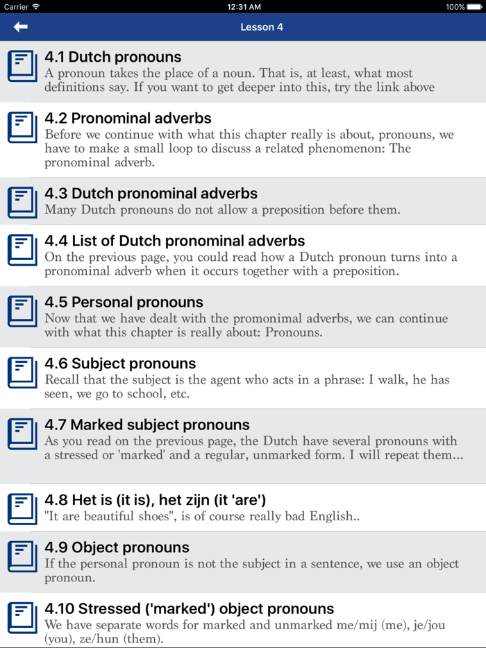 Dutch Grammar - Improve your skill