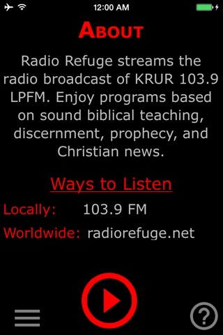 Radio Refuge screenshot 4