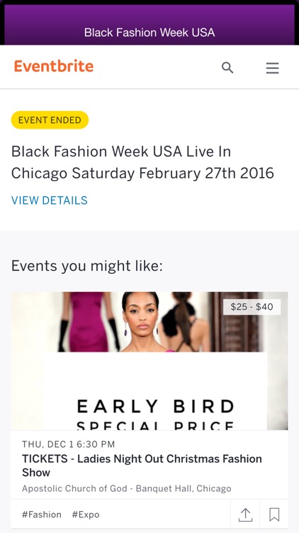 Black Fashion Week USA Event screenshot-3