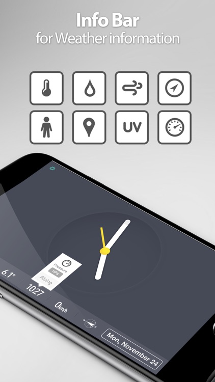 Red Clock - The Minimal Alarm Clock screenshot-3