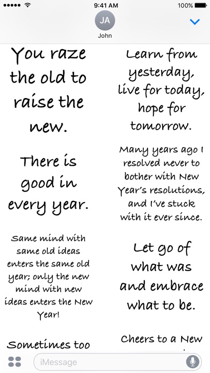 New Year Quotes - A to Z Stickers screenshot-3