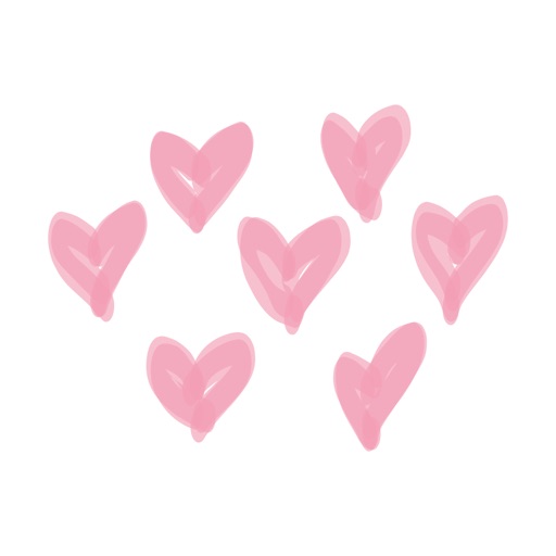 Tiny Hearts sticker - I love stickers for iMessage icon