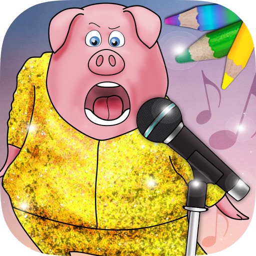 Color and sing with fantastic animals icon