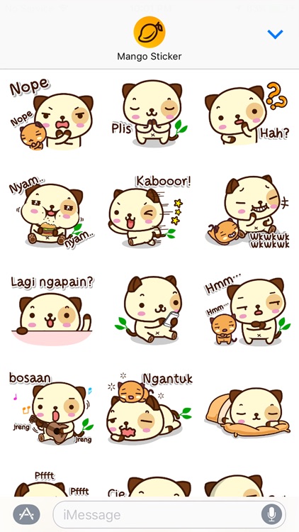 Pandadog (Bahasa Indonesia) - Mango Sticker screenshot-2