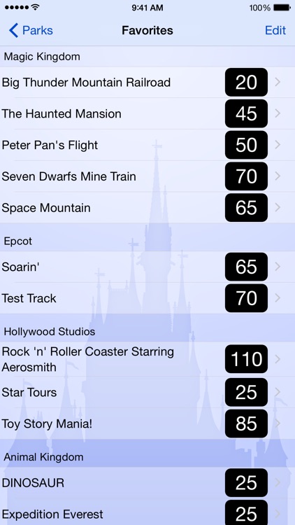 Wait Times for Disney World screenshot-4