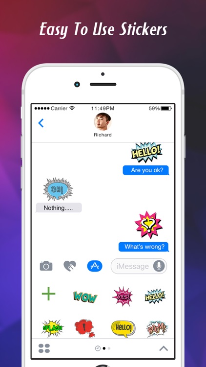 Stickers for iMessage & texts screenshot-3
