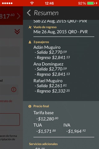 TAR Aerolíneas screenshot 4