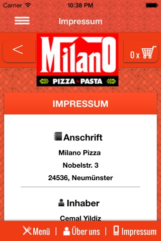 Milano Pizza screenshot 2