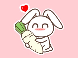 Rabbit Animated Emoji Stickers