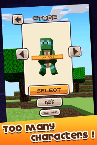 Turtle Ninja Dash - Pixel World Ninja Moves screenshot 4