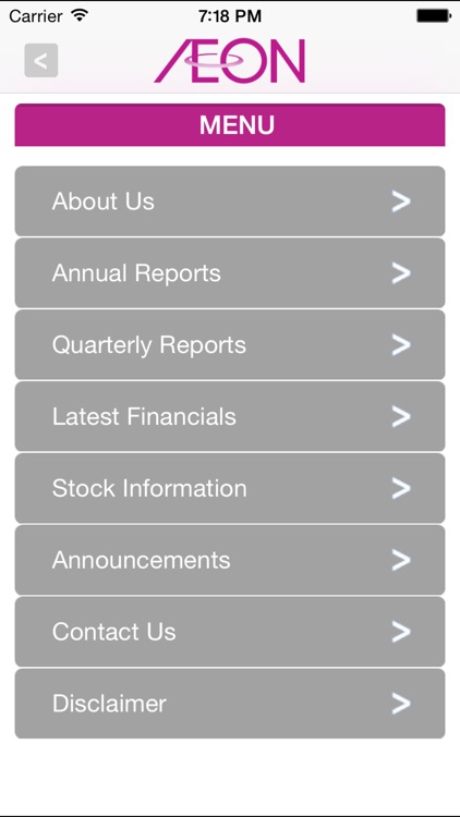 AEON Co. (M) Bhd. Investor Relations