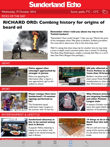 The Sunderland Echo Newspaper screenshot 3