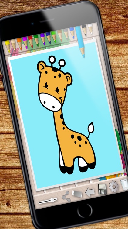 Zoo Coloring Book – color and paint jungle animals