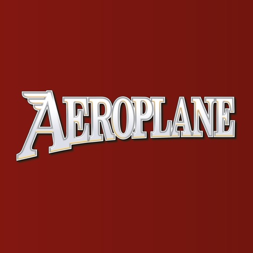 Aeroplane- classic aircraft aviation, airplane mag icon