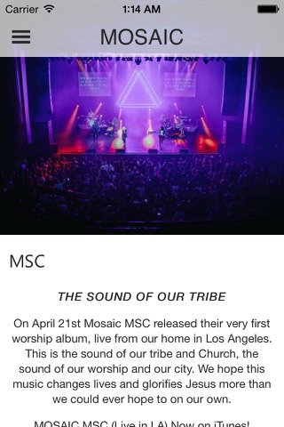 MOSAIC LA CHURCH screenshot 4