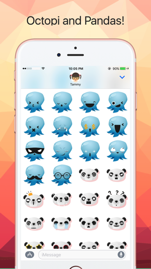 Fun Animals Sticker Pack with Emoji Faces(圖2)-速報App